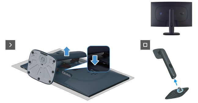 Dell - Alienware 27 - De standaard verwijderen De standaard verwijderen