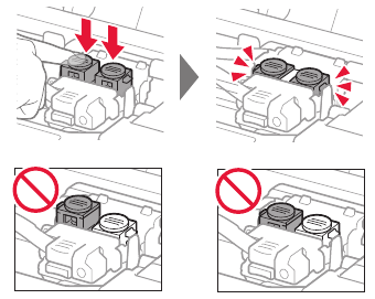 Canon - Pixma G1110 Series - De cartridge installeren - Stap 6 De cartridge installeren - Stap 6