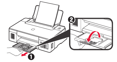 Canon - Pixma G1110 Series - Papier plaatsen - Stap 4 Papier plaatsen - Stap 4