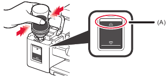 Canon - Pixma G1110 Series - Inkt gieten - Stap 4 Inkt gieten - Stap 4