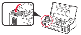 Canon - Pixma G1110 Series - Inkt gieten - Stap 6 Inkt gieten - Stap 6