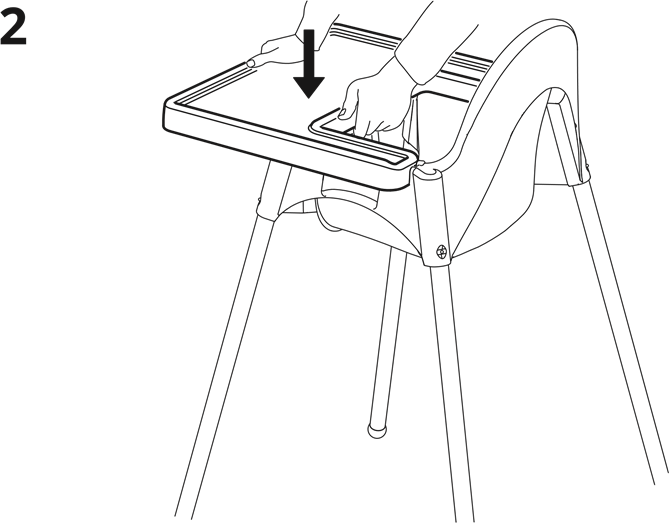 IKEA - ANTILOP - Instellen - Stap 2 Instellen - Stap 2