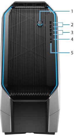 Dell - Alienware Area-51 R7 - Aanzichten van het product - Voorkant Aanzichten van het product - Voorkant