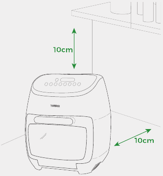 Tower - XpressPro T17039 - TIJDENS HET AIRFRYTEN TIJDENS HET AIRFRYTEN