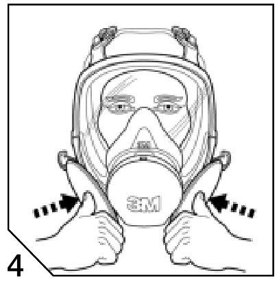 3M - 6000 Series - Negatieve druk face fit controle Negatieve druk face fit controle