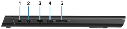 Dell - G5 15 - Overzicht - Deel 2 - Links Overzicht - Deel 2 - Links