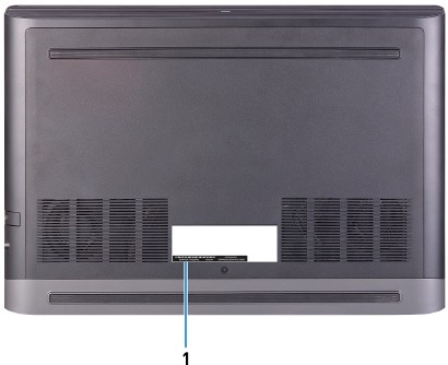 Dell - G5 15 - Overzicht - Deel 6 - Onderkant Overzicht - Deel 6 - Onderkant