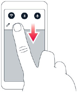 Pictogrammen voor snelle instellingen