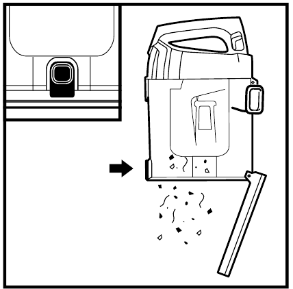 Shark - Navigator Lift-Away UV650 - DE STOFBEKER LEGEN - Stap 2 DE STOFBEKER LEGEN - Stap 2