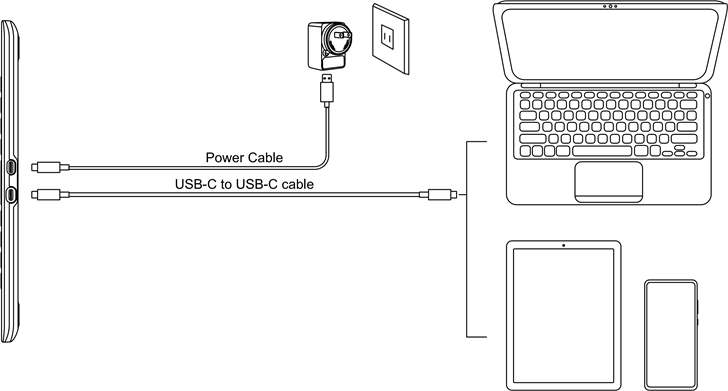Huion - KAMVAS 16 - Schermverbinding - Stap 2 Schermverbinding - Stap 2