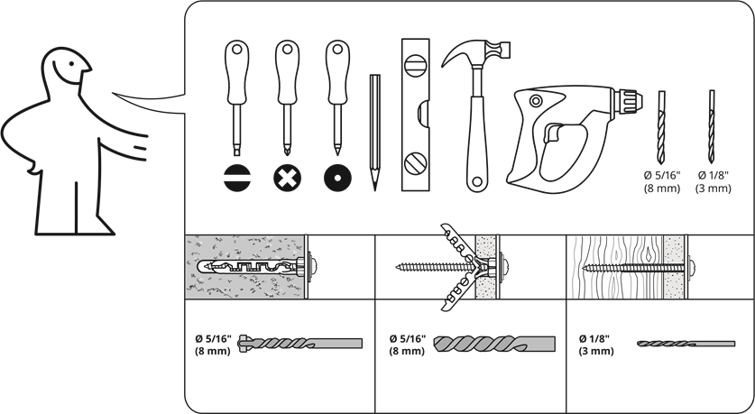 IKEA - NORDLI - Installatie - Stap 1 Installatie - Stap 1