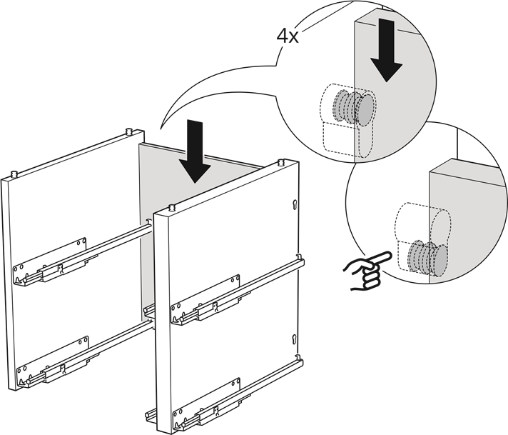IKEA - NORDLI - Installatie - Stap 13 Installatie - Stap 13