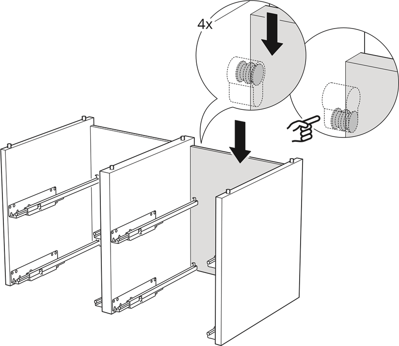 IKEA - NORDLI - Installatie - Stap 15 Installatie - Stap 15