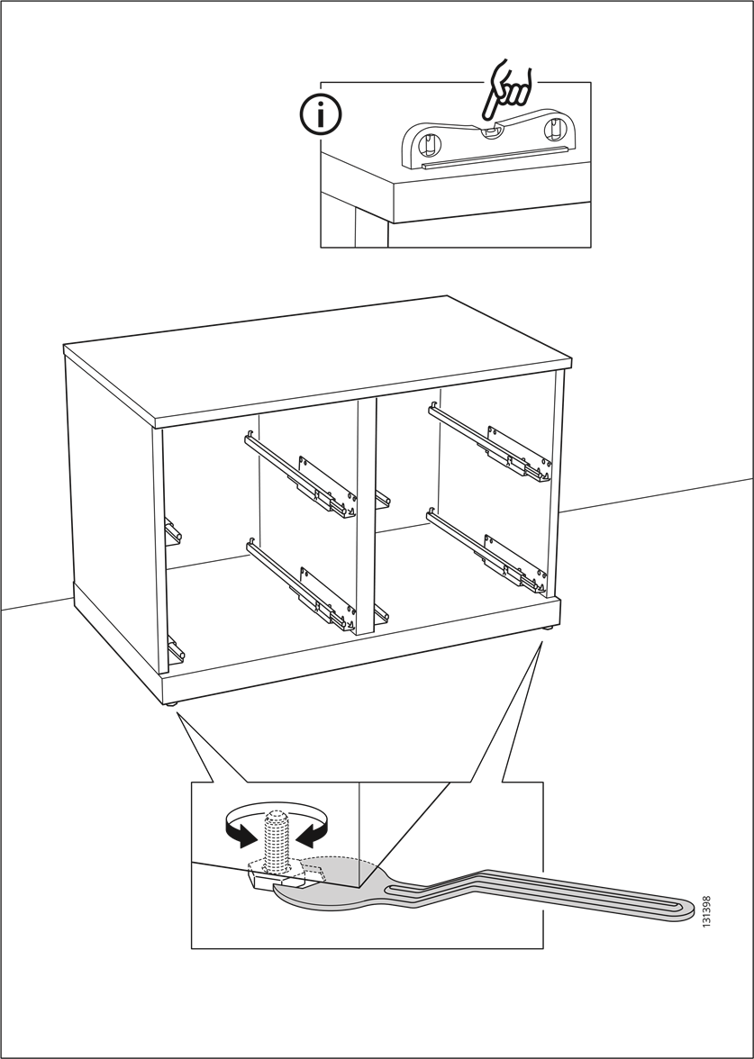 IKEA - NORDLI - Installatie - Stap 20 Installatie - Stap 20