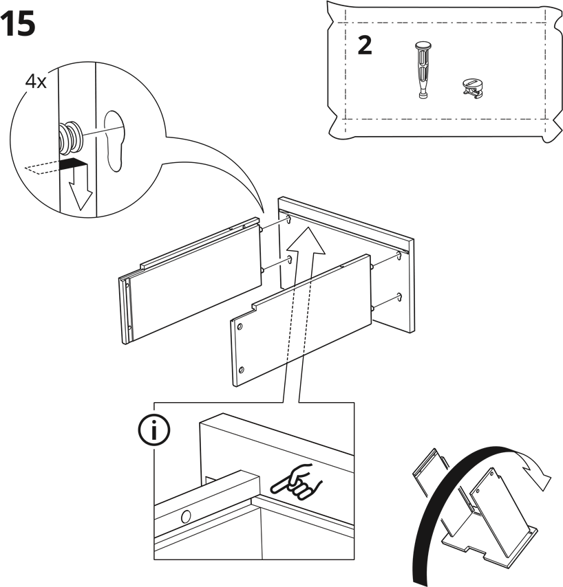 IKEA - NORDLI - Installatie - Stap 24 Installatie - Stap 24