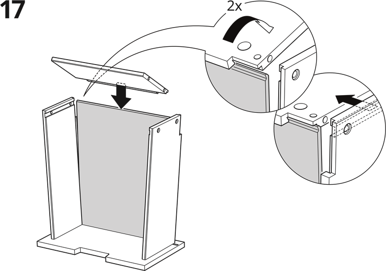 IKEA - NORDLI - Installatie - Stap 26 Installatie - Stap 26