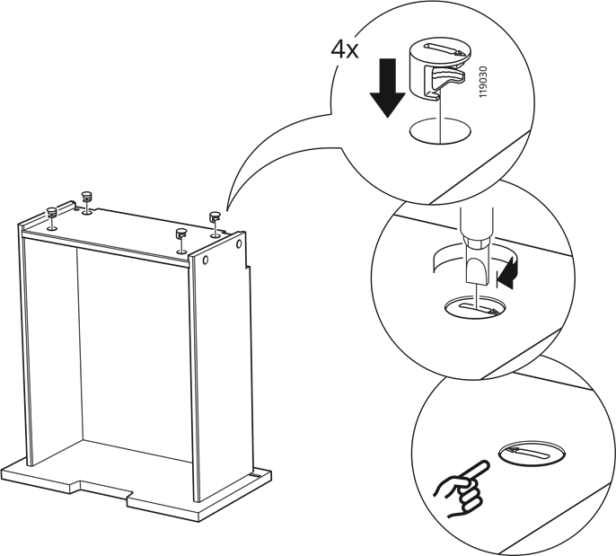 IKEA - NORDLI - Installatie - Stap 28 Installatie - Stap 28