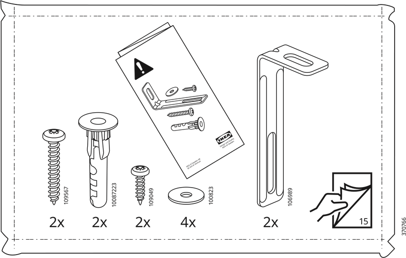 IKEA - NORDLI - Installatie - Stap 6 Installatie - Stap 6