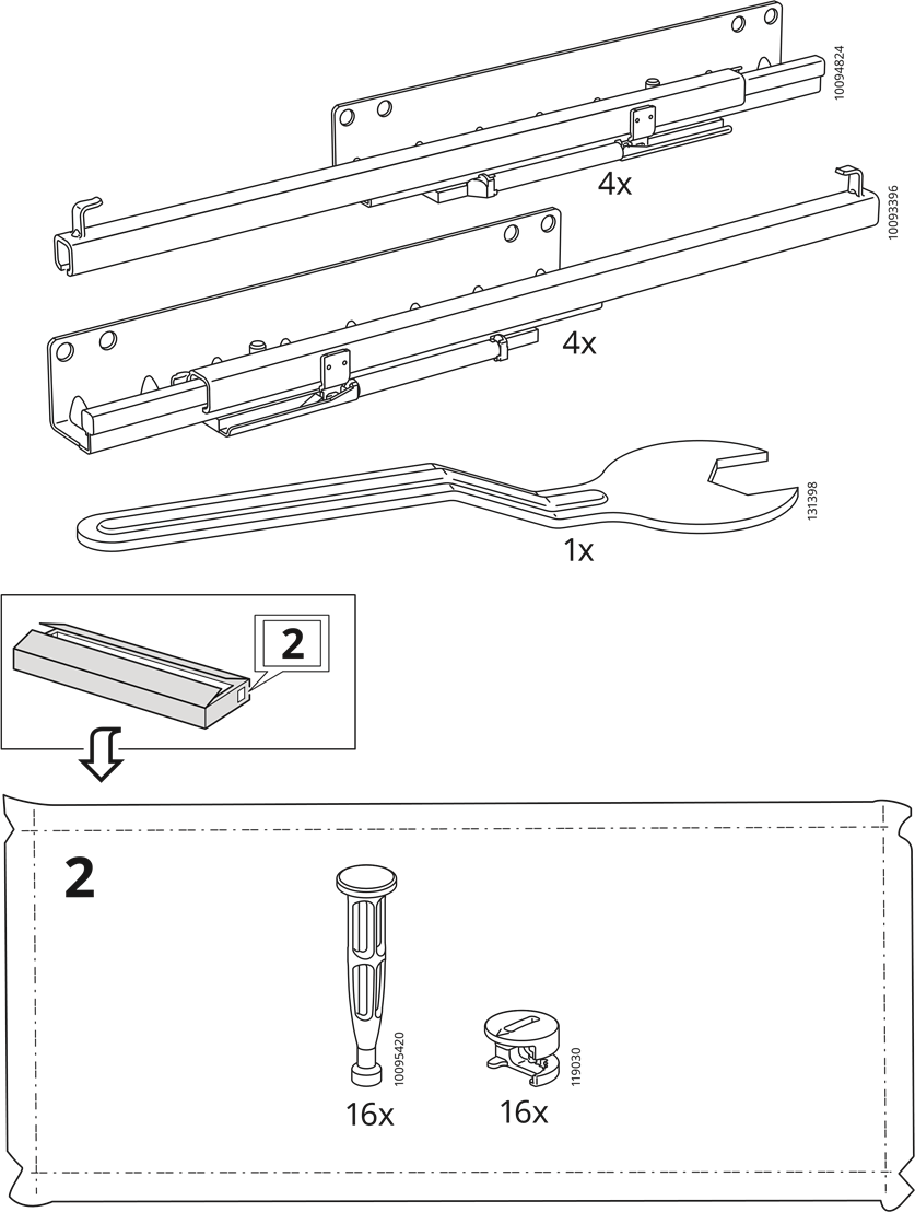 IKEA - NORDLI - Installatie - Stap 7 Installatie - Stap 7