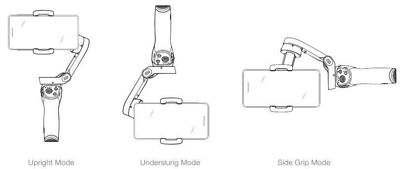 dji - MOBILE 3 - Werkingsmodi Werkingsmodi