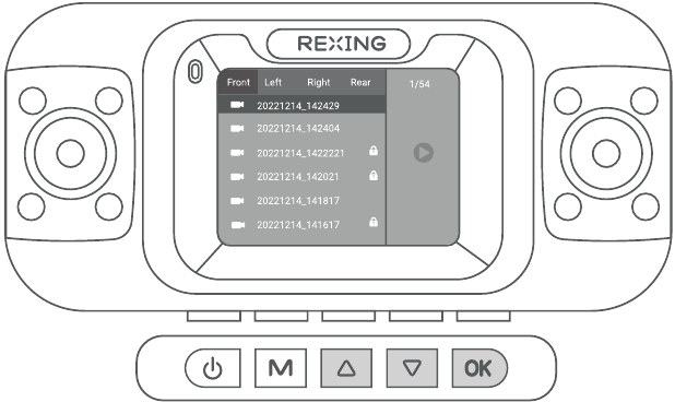 Rexing - R4 - Basishandelingen - Deel 3 - Video afspelen Basishandelingen - Deel 3 - Video afspelen