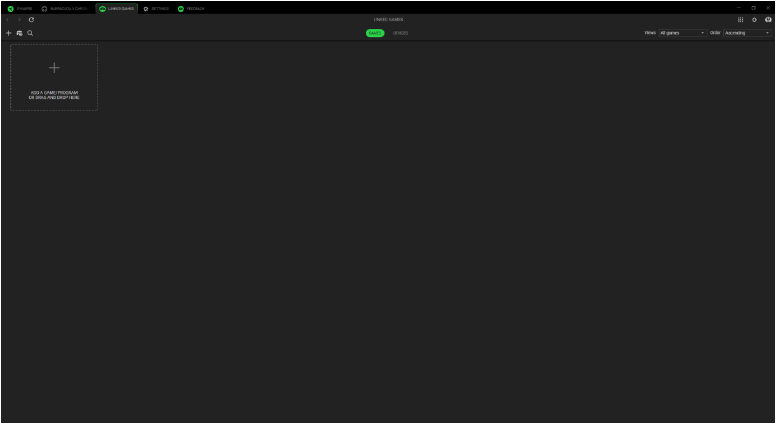 Razer - BARRACUDA X CHROMA - UW APPARAAT CONFIGUREREN - Gekoppelde games toevoegen UW APPARAAT CONFIGUREREN - Gekoppelde games toevoegen