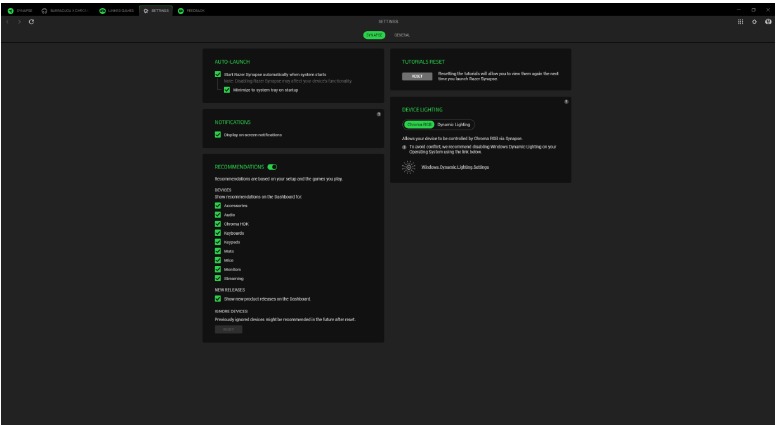 Razer - BARRACUDA X CHROMA - UW APPARAAT CONFIGUREREN - Synapse-instellingen UW APPARAAT CONFIGUREREN - Synapse-instellingen