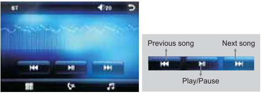 Boss Audio Systems - BV9362BI - BT-bediening - BT-muziek BT-bediening - BT-muziek