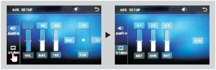Boss Audio Systems - BV9362BI - MEDIA-bewerking - Externe input-bewerking MEDIA-bewerking - Externe input-bewerking