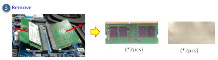 Asus - STRIX G15 Series - DDR Demontage - Stap 2 DDR Demontage - Stap 2