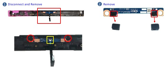 Asus - STRIX G15 Series - MIC BOARD Demontage MIC BOARD Demontage