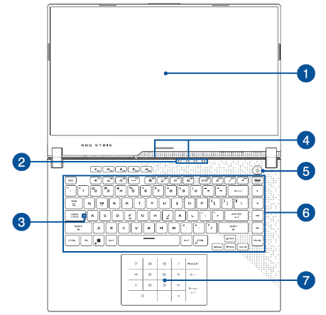 Asus - STRIX G15 Series - Bovenaanzicht Bovenaanzicht