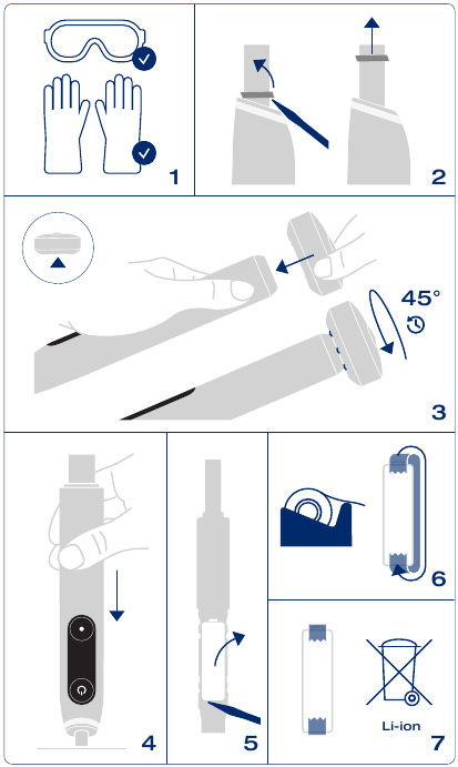 Oral-B - iO Series - Batterij verwijderen Batterij verwijderen