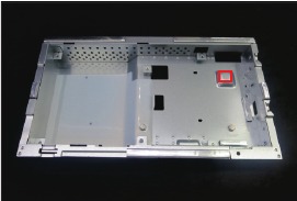 De siliconenfolie plaatsen