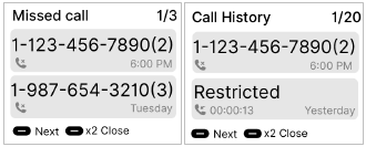 Verizon - Wireless Home Phone - Gebruik - Stap 2 - Gemiste oproepen/Oproepgeschiedenis weergeven Gebruik - Stap 2 - Gemiste oproepen/Oproepgeschiedenis weergeven