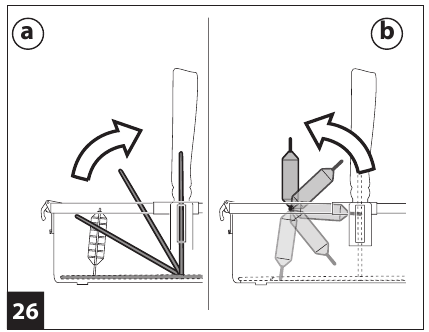 Peg-Perego - Ypsi - Opvouwen - Stap 1 Opvouwen - Stap 1