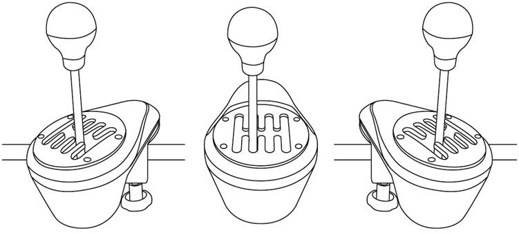 Thrustmaster - TH8A - Het klemsysteem positioneren en roteren - Stap 2 Het klemsysteem positioneren en roteren - Stap 2
