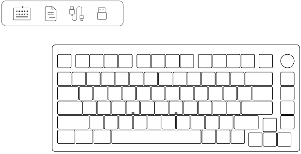 Akko MU02 accessoires