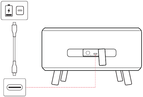 NEBULA - D2040L - Het product opladen Het product opladen