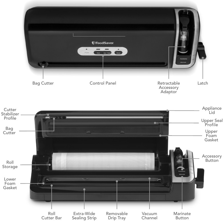 FoodSaver - VS7850 - Productkenmerken Productkenmerken