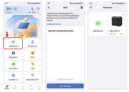 Bluetti - Apex 300 - Bind het apparaat Bind het apparaat