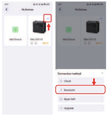 Bluetti - Apex 300 - Verbinden via Bluetooth Verbinden via Bluetooth