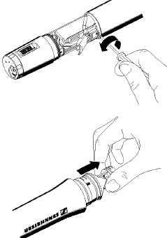 De microfoonmodule vervangen