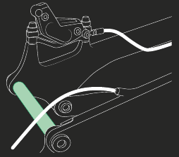 Gebruik transportvergrendeling
