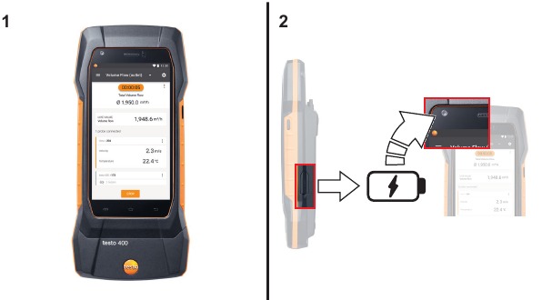 TESTO - 400 - Instellen Instellen
