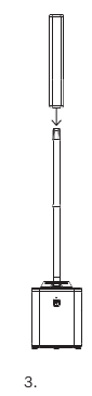 Kolom array luidsprekersysteem
