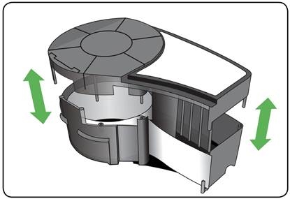 Brady - M211 - De cartridge demonteren - Stap 3 De cartridge demonteren - Stap 3