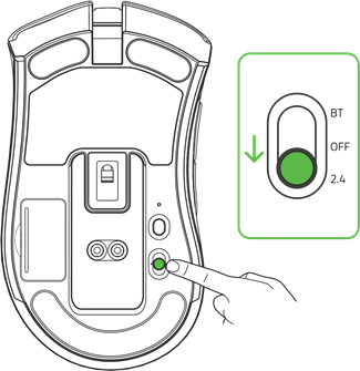 Razer - DEATHADDER V2 PRO - JE MUIS AANSLUITEN - Stap 3 JE MUIS AANSLUITEN - Stap 3