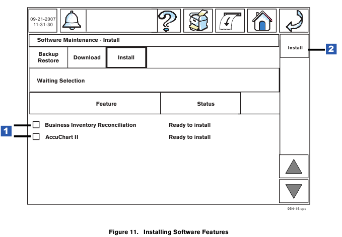 Veeder-Root - TLS-450 Series - Procedure voor functie-upgrade - Stap 2 Procedure voor functie-upgrade - Stap 2