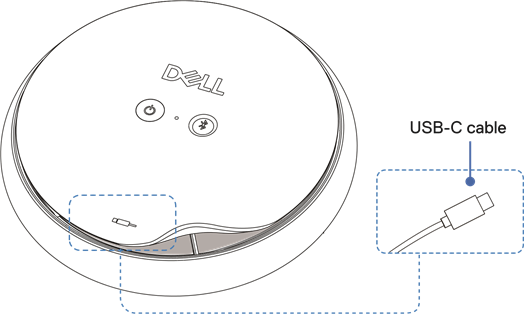 Dell - Pro Plus - Uw Dell Pro Plus draadloze speakerphone gebruiken - Stap 1 Uw Dell Pro Plus draadloze speakerphone gebruiken - Stap 1